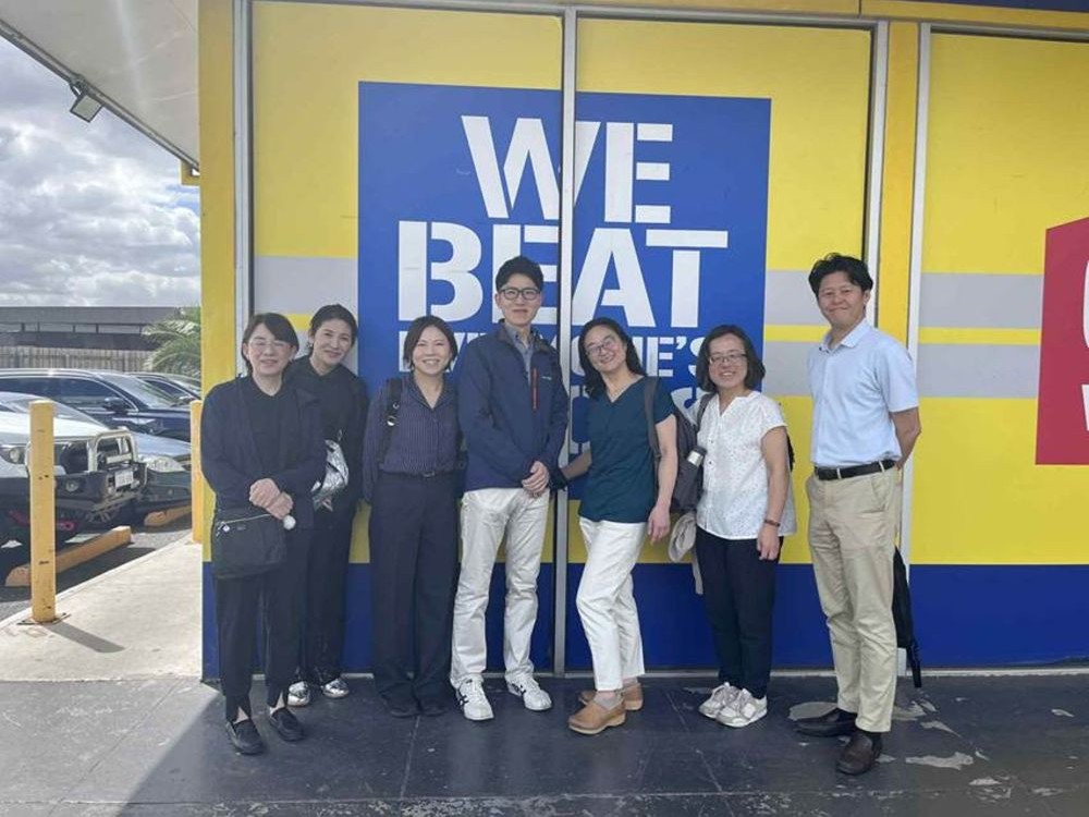 Picture: Gathering in front of the clinic